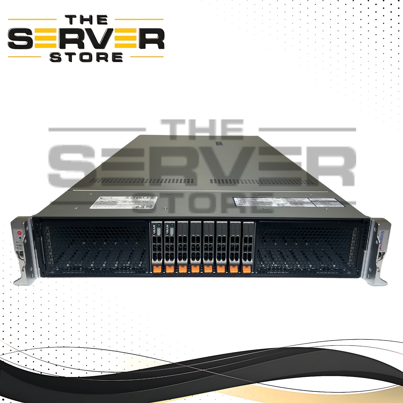 Supermicro SYS-222H-TN 2x 6780E 144 Core 512GB(8x64) 8x15TB NVME 10GbE Rails