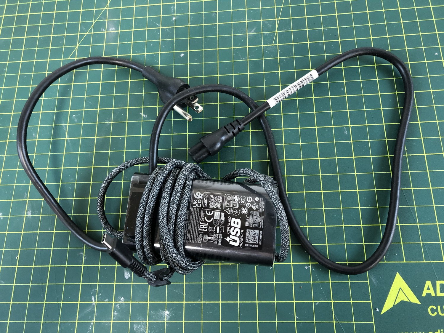 Genuine 65W Type-C AC Power Adapter Charger TPN-DA26 M54350-001