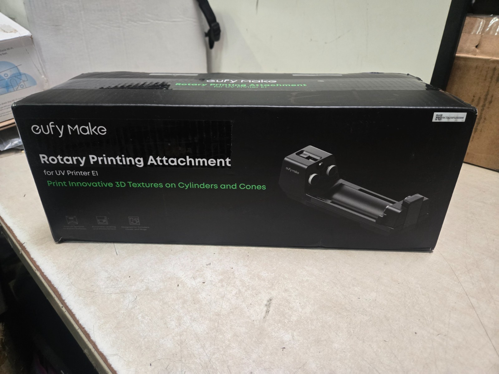 eufy - eufyMake Rotary Printing Attachment for E1 Printer- V7220010  Sealed