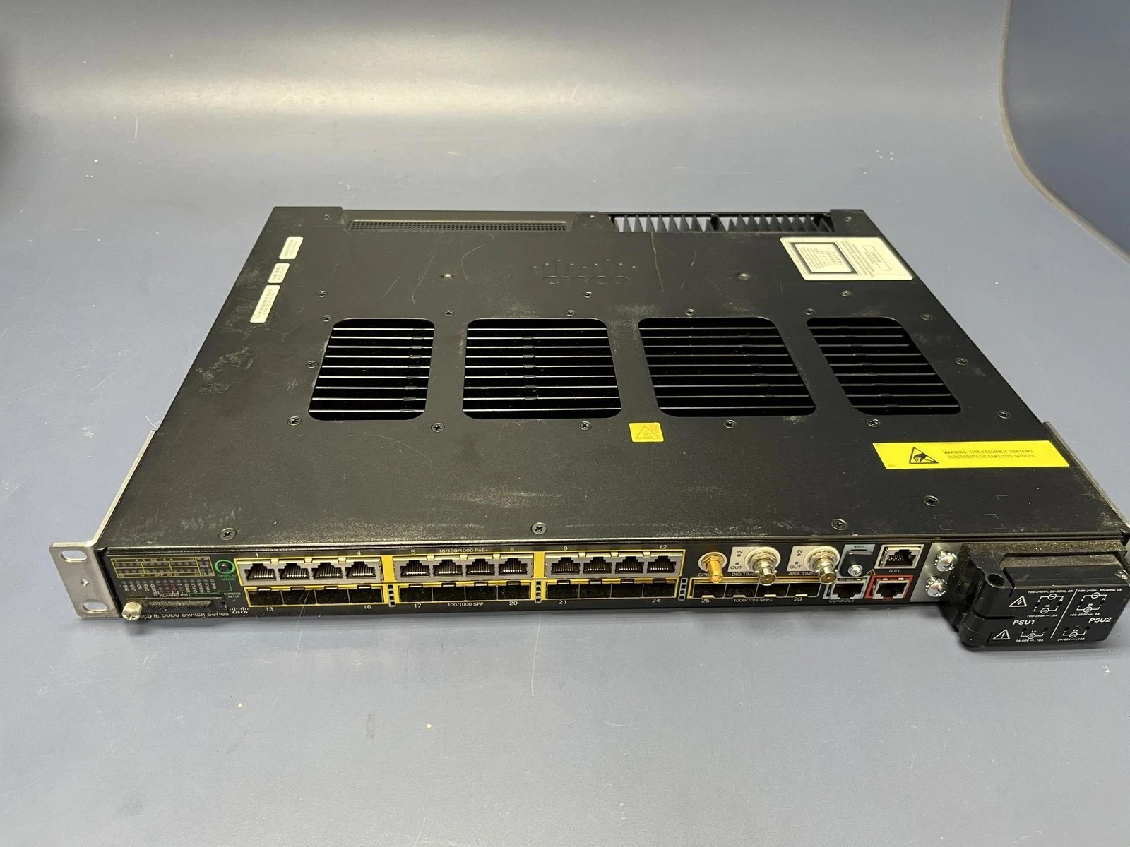 Cisco IE-5000-12S12P-10G 28-Port Layer 3 Industrial Ethernet Switch FULLY TESTED