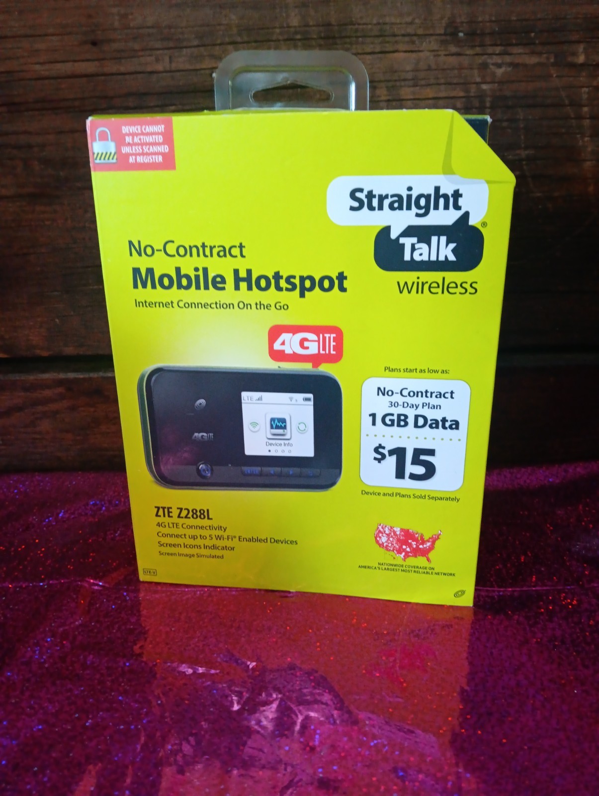 Straight Talk Moxee Mobile Hotspot 4G LTE Wi-Fi Modem Black K779HSDCPWP