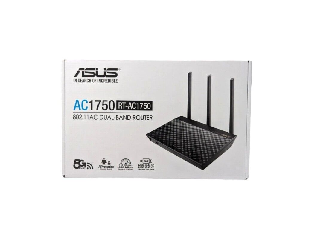 ASUS AC1750 RT-AC1750 Wireless 802.11AC Dual-Band Router 