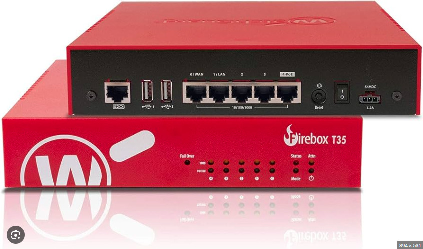 Watchguard Firebox T35 Network Security Firewall Appliance
