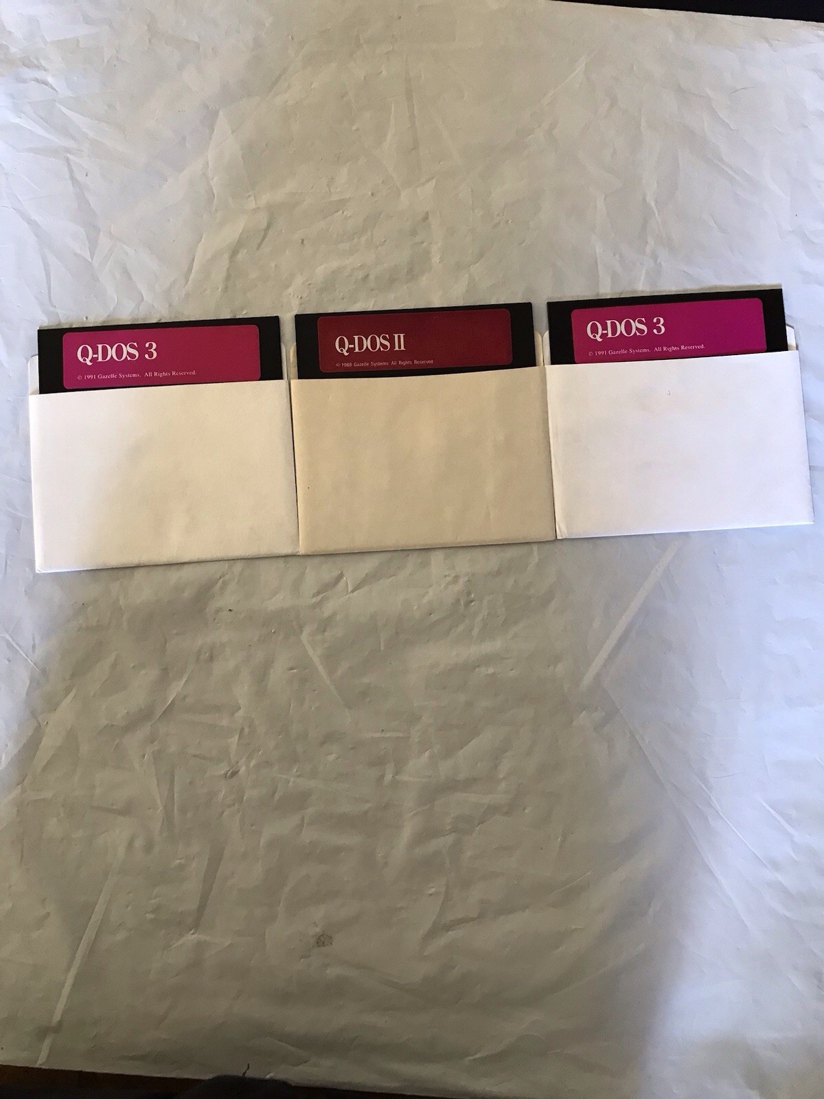 Q-DOS Floppy Diskette Set Of 3