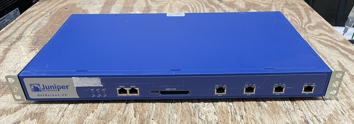 NS-025-001, Juniper Netscreen 25 VPN Firewall Appliance