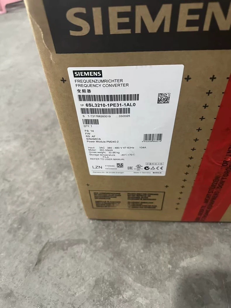 1PCS NEW in Box Siemens SINAMICS G120 6SL3210-1PE31-1AL0