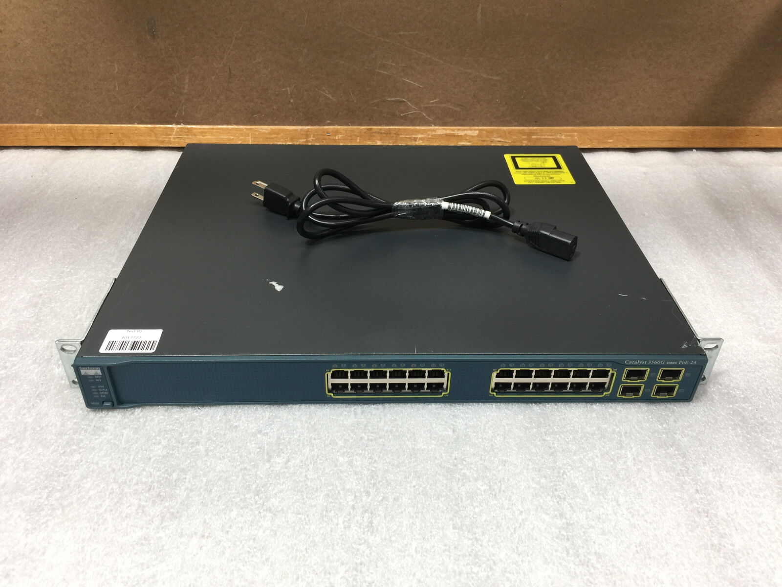 Cisco Catalyst 3560G Series PoE-24 Port WS-C3560G-24PS-S V05 Managed Switch