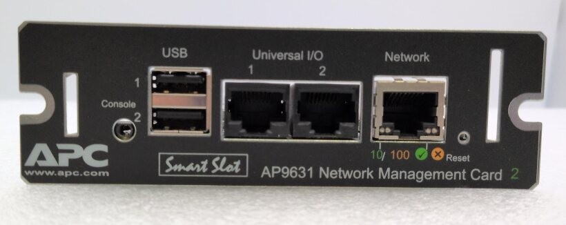 APC Smart Slot AP9631 Network Management Card 2