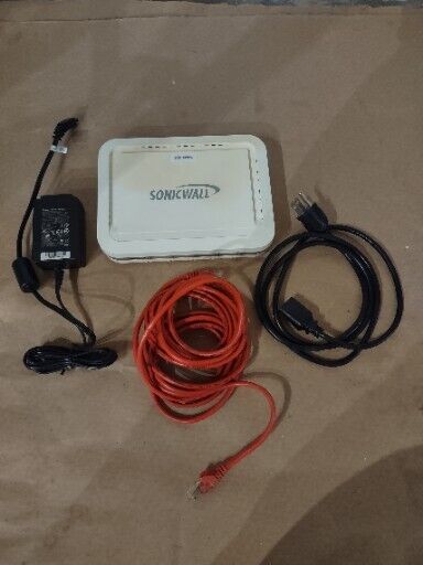 SonicWall TZ 105 TotalSecure APL22-09B Network Security Firewall W/ Adapter +Eth