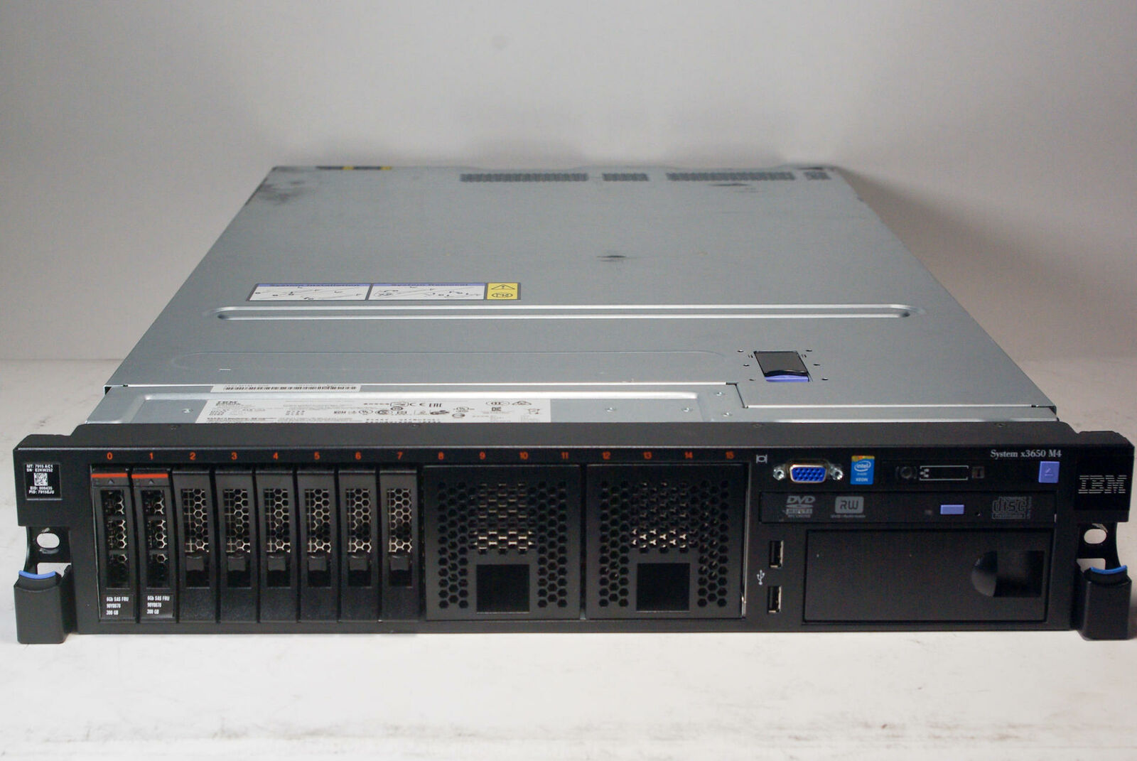 IBM System x3650M4 Server Xeon CPU E5-2650 v2 8 Core 2.60 GHZ 64GB DDR3