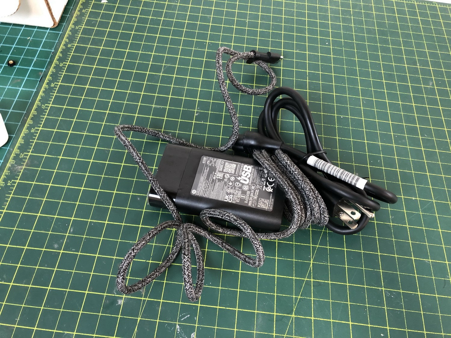 Genuine 65W Type-C AC Power Adapter Charger TPN-AA08 M54350-001 M52944-003