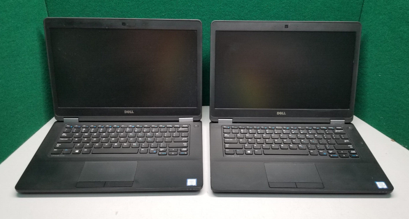 Lot of 2 Dell Latitude E5470 Laptop i5-6300U 8GB DDR4 No HDD/OS/BATTERY - 18530
