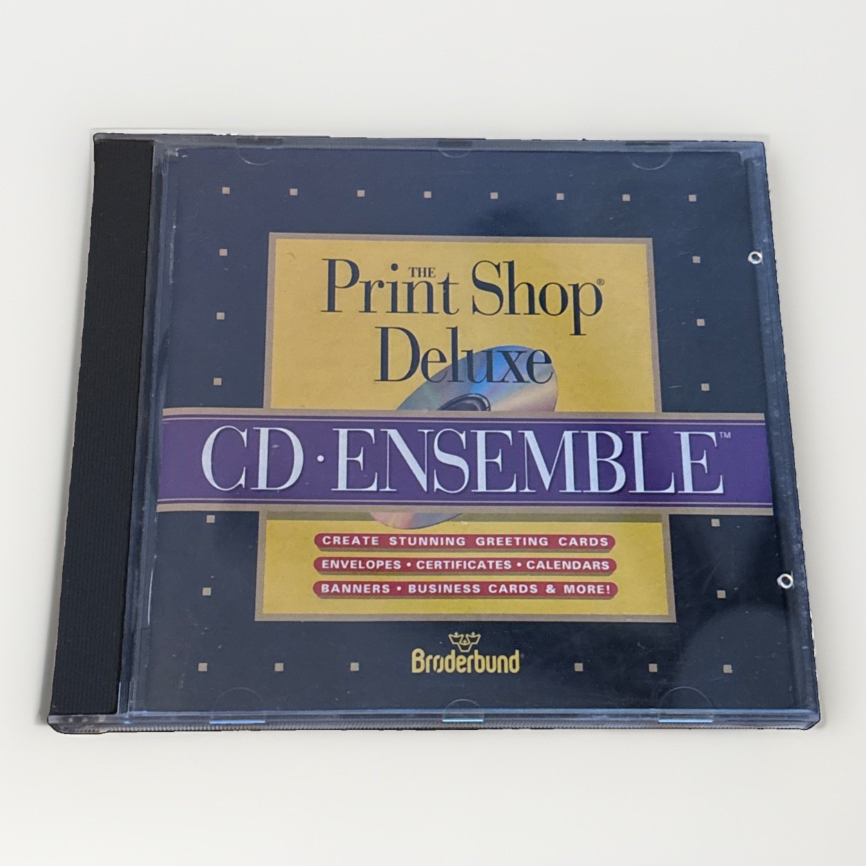 Broderbund The Print Shop Deluxe CD ENSEMBLE Windows CD-ROM In Box