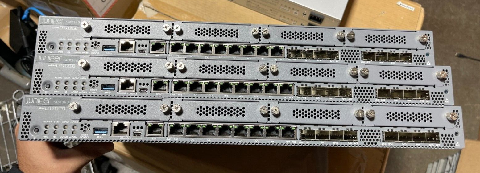 Juniper Networks SRX340 Services Gateway Enterprise Firewall Switch 650-065043