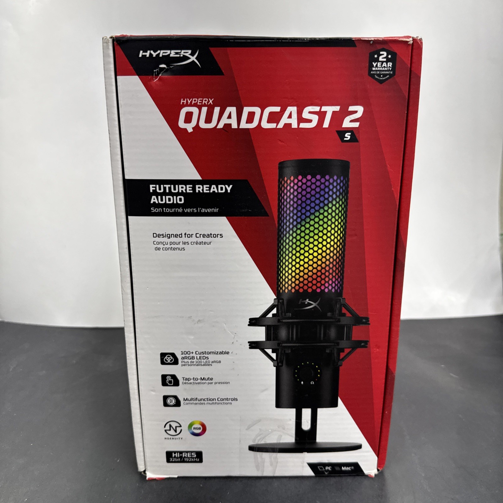 HyperX Quadcast RGB USB Condenser Gaming Microphone