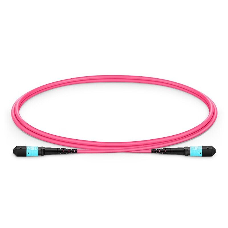 FS 12FMTPOM4-1M 12-Fiber MTP/MPO Female OM4 Multimode Patch Cable