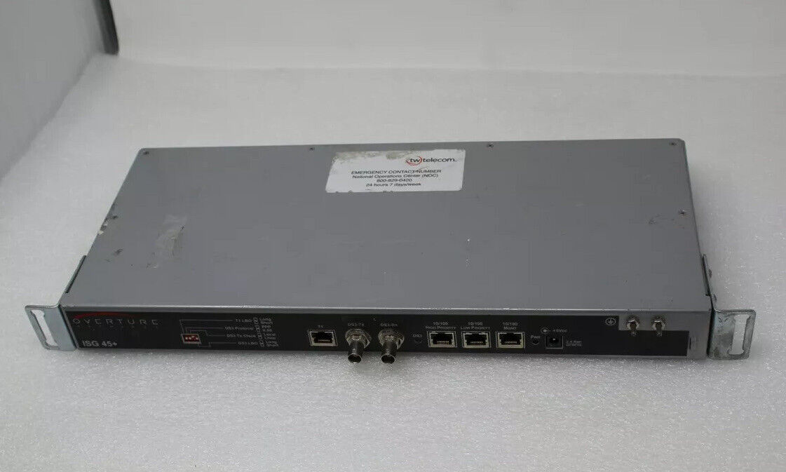 Overture Networks 5282-900 ISG 45+ Chassis Ethernet Switch 5282Y900 1U