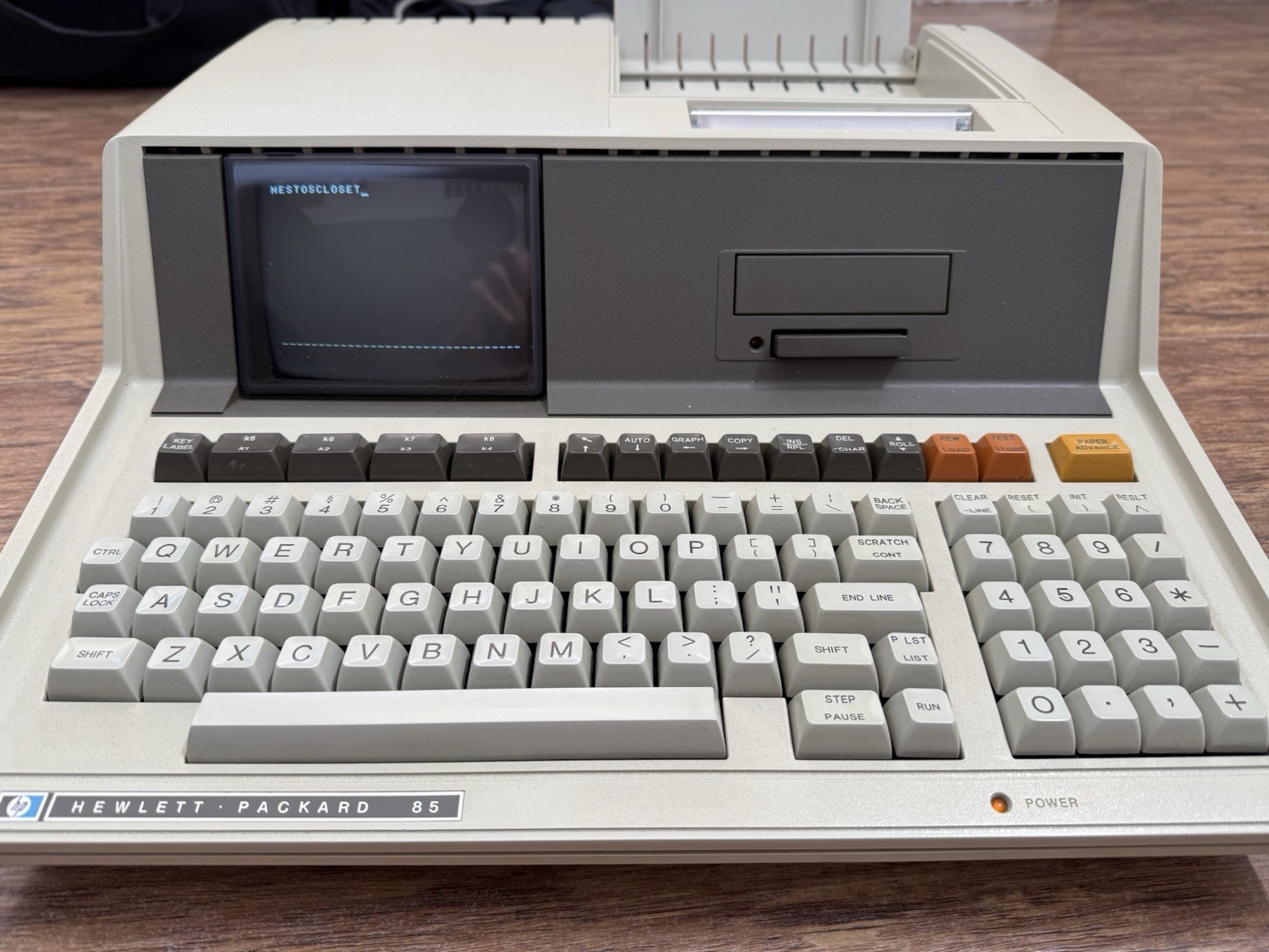 HP Hewlett Packard 85 Vintage Computer calculator Tested Working with Original +