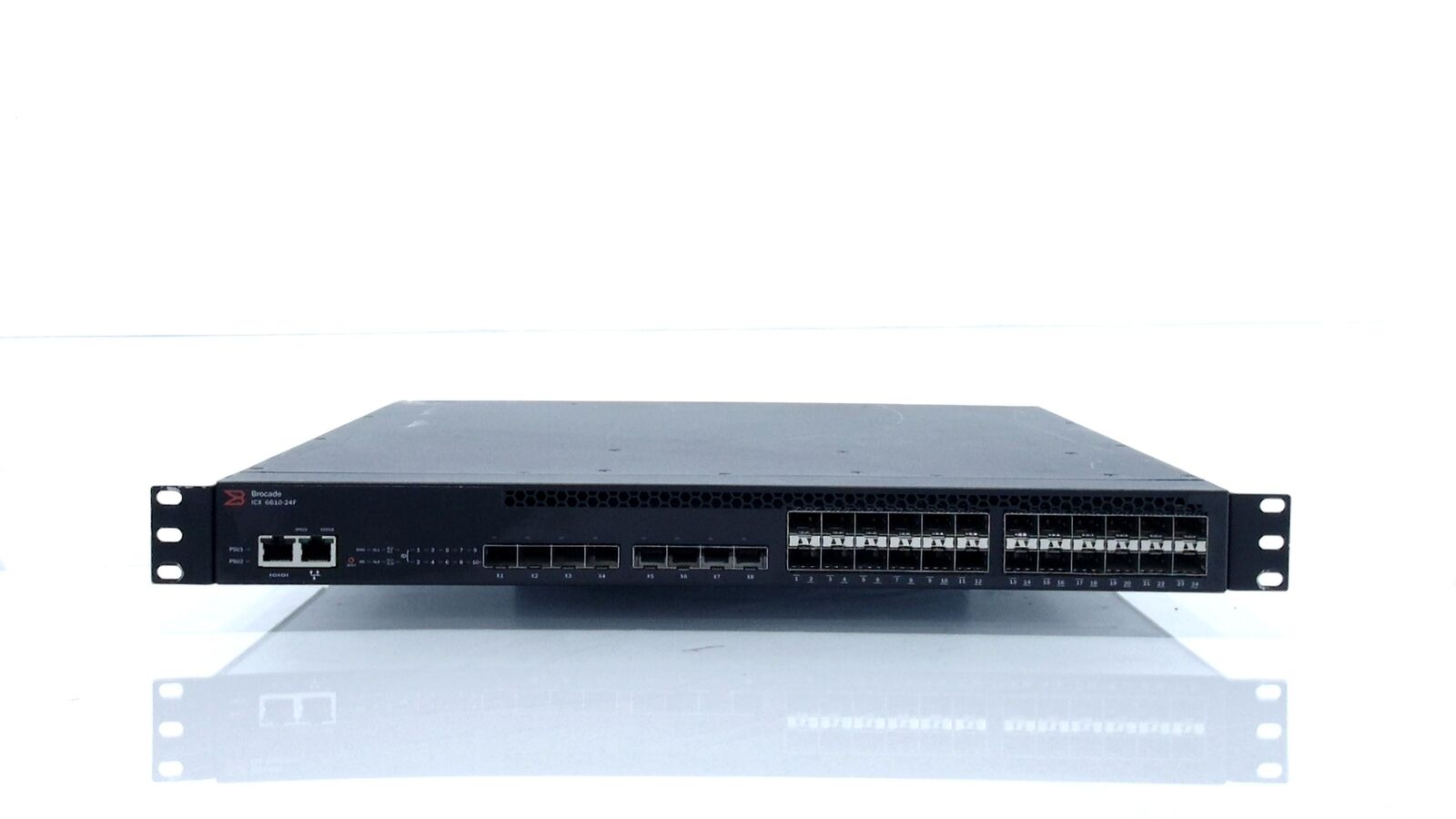 BROCADE ICX6610-24F-E 24-port 1 GbE SFP, plus 8×1 GbE SFPP uplink ports