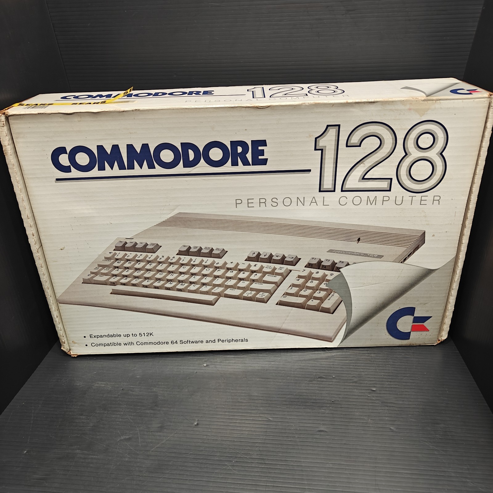 Vintage 1985 Commodore 128 C128 Personal Computer w/ Original Box & Power Supply