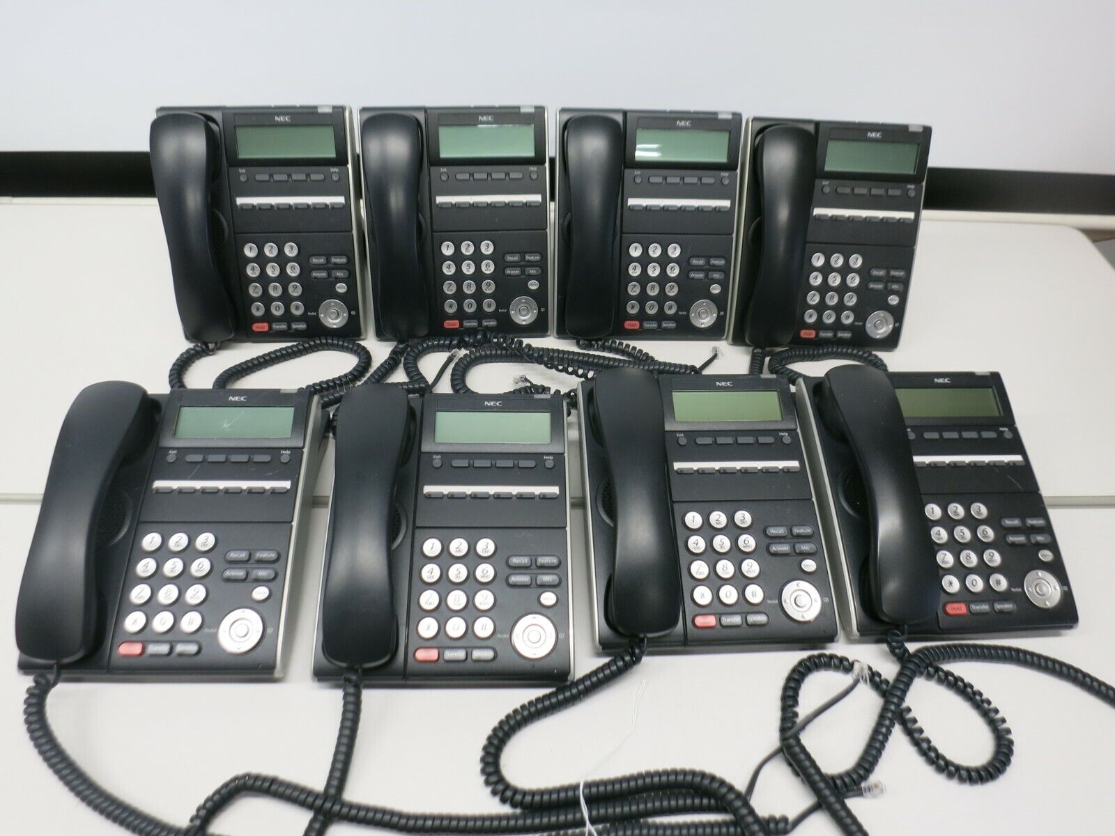 NEC DT700 Series Model ILE(6D)Z-(BK) VoIP Desktop Phone ITL-6DE-1(BK)TEL - No AC