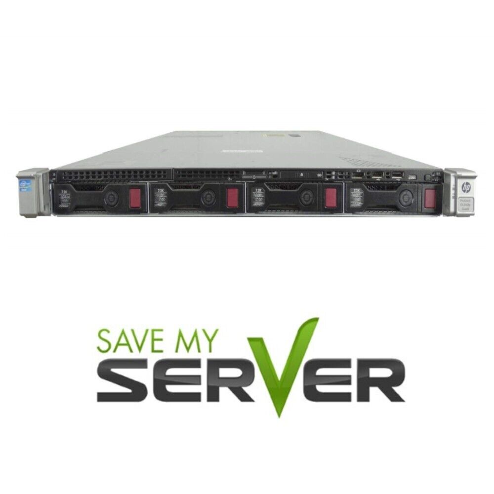 HP Proliant DL360p G8 Server | 2x E5-2680 v2 = 20 Cores | 256GB RAM | 4x 4TB SAS