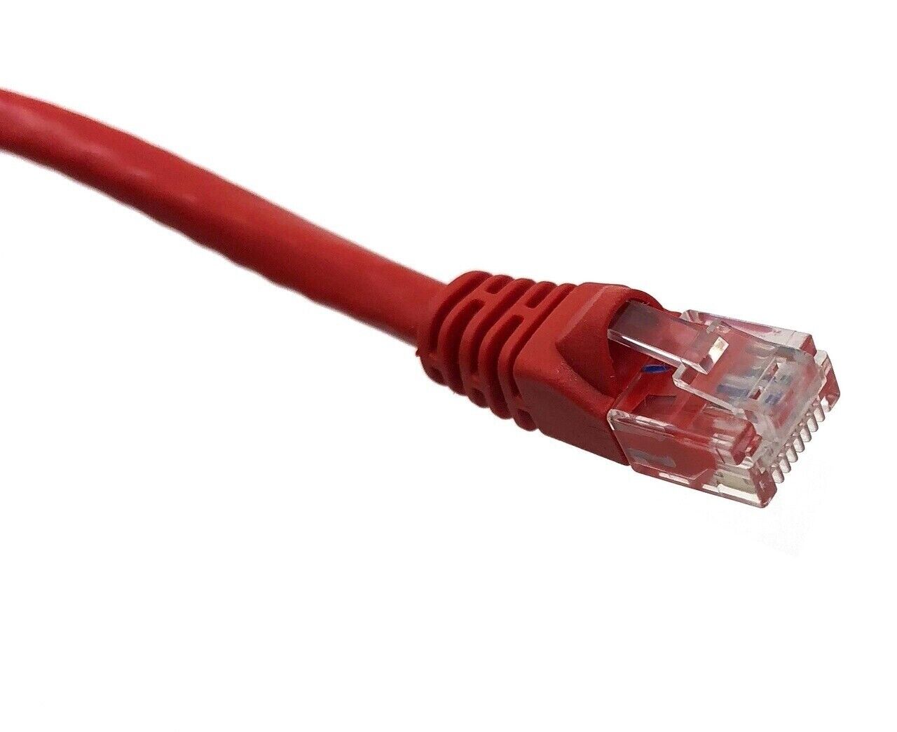 50 PACK LOT 25FT CAT6 Ethernet Patch Cable Red RJ45 550Mhz UTP 7.5M