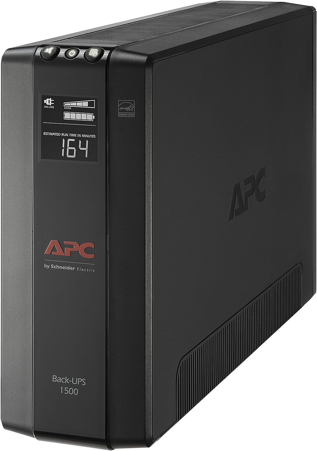 APC UPS 1500VA UPS Battery Backup and Surge Protector, BX1500M - Black