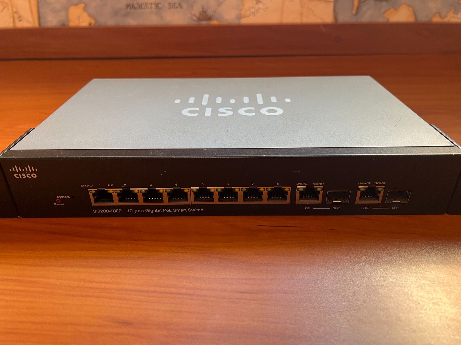 Cisco SG200-10FP Cisco 10 Port Gigabit Poe Smart Switch
