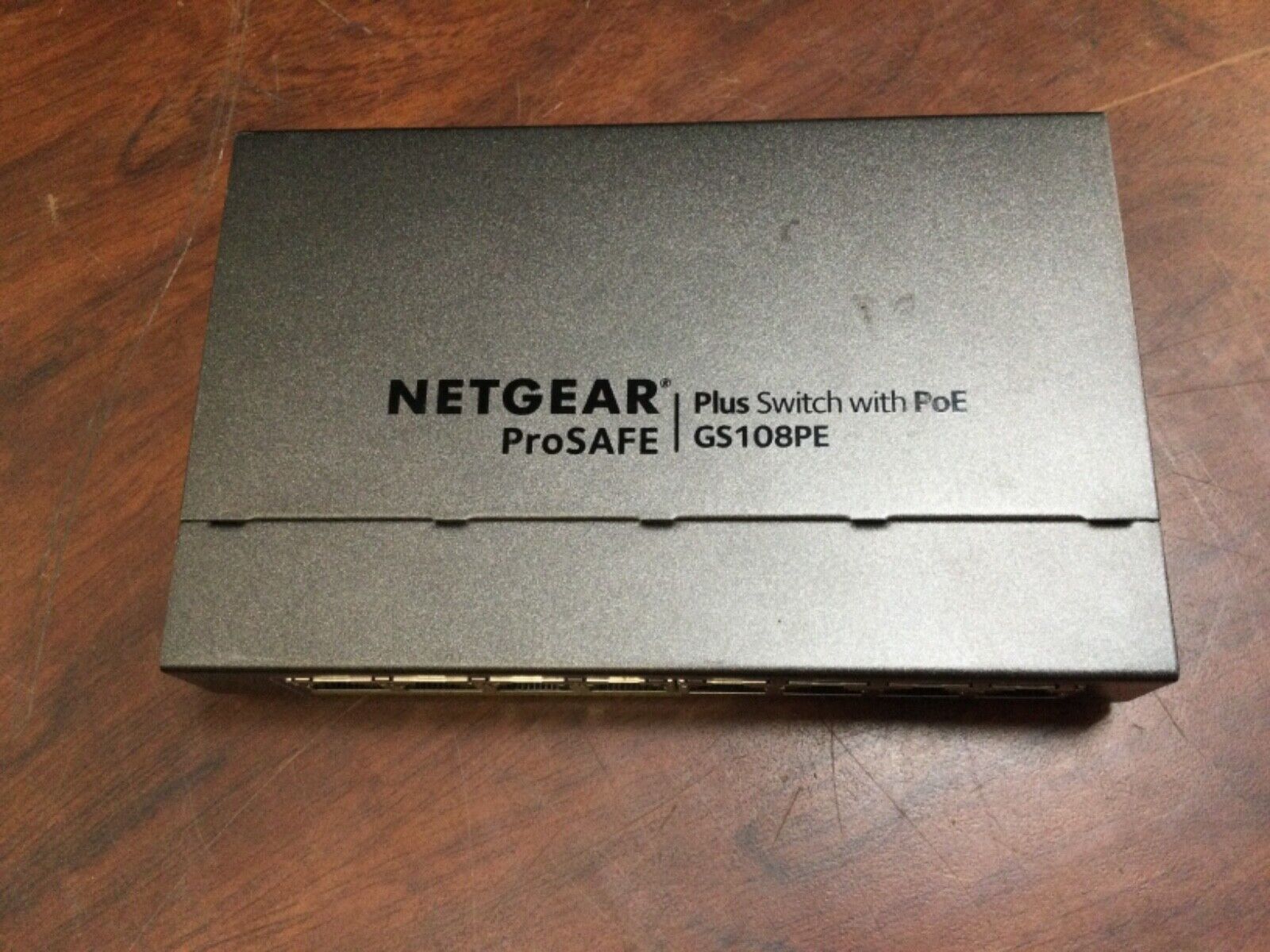 NETGEAR PROSAFE PLUS SWITCH PoE GS108PE V3 No adapter  