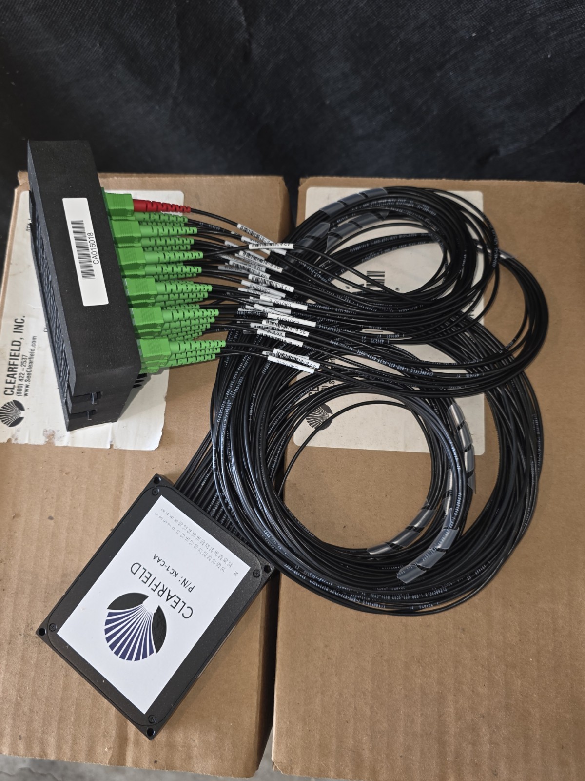 NEW Clearfield KC1-CAA WaveSmart 1x32 PLC Fiber Optic Splitter SC/APC Singlemode