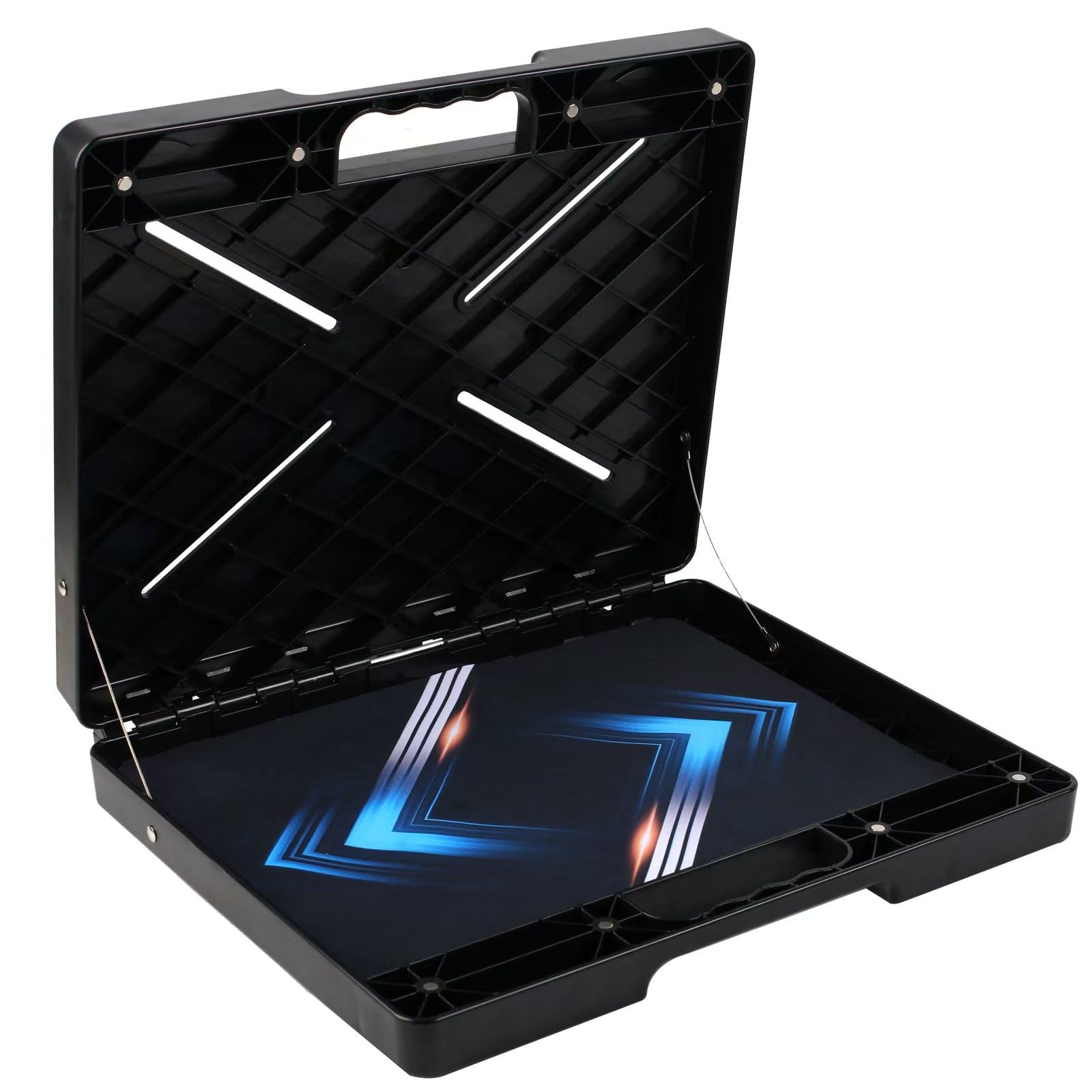 Magnetic Laptop Stand-Mobile Workstation Hold Up to 45 Pounds Portable Shelf ...