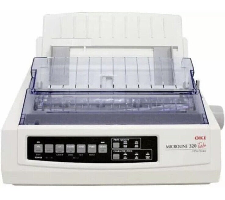 Oki MICROLINE 320 Turbo Mono Dot Matrix Printer USB D2280A RE-NEWED