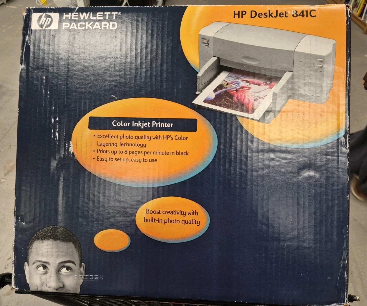 hp deskjet 841C printer New Old Stock Sealed Hewlett Packard Vintage Windows