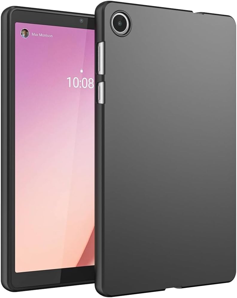 Lenovo Tab M8 4th Gen 2024 Case, Thin Black Soft Protective Cover for 8