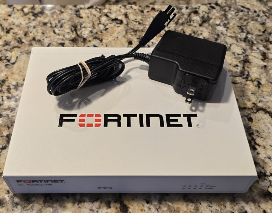Fortinet FortiGate FG-40F Network Security Firewall With Power Supply