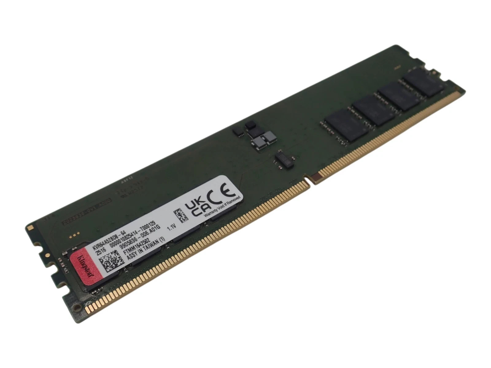 NEW Kingston 64GB 2Rx8 PC5-6400 DDR5 Clocked CUDIMM Server Memory KVR64A52BD8-64