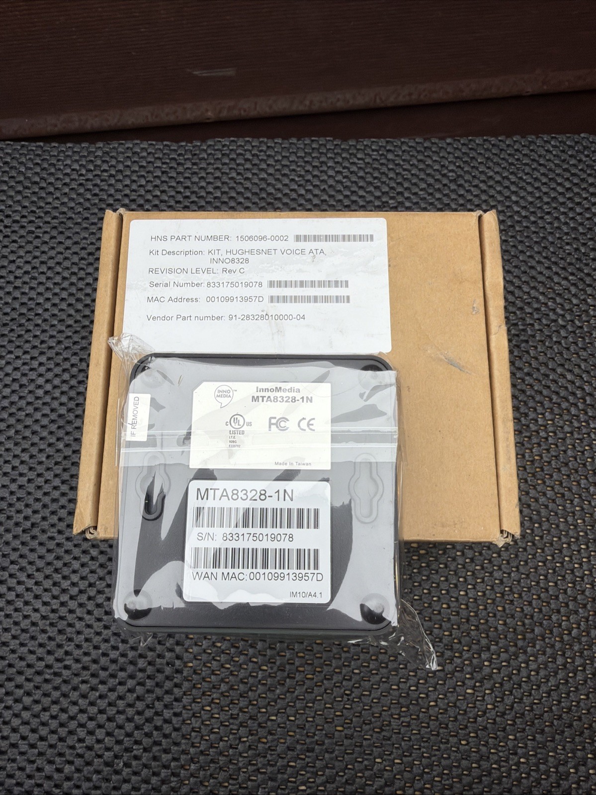InnoMedia VOIP  MTA  8328 - 1N, New In Box, A