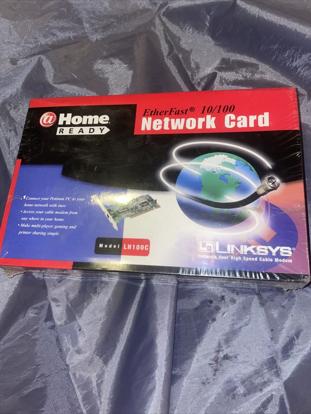 LINKSYS HOME READY  ETHERFAST 10/100 NETWORK CARD #LH100C