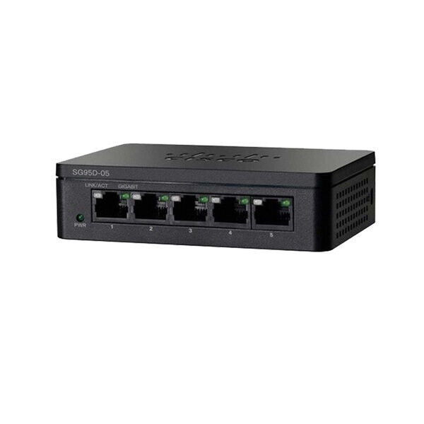 Cisco SG95D 5 port Gigabit Desktop Switch SG95D-05-KR