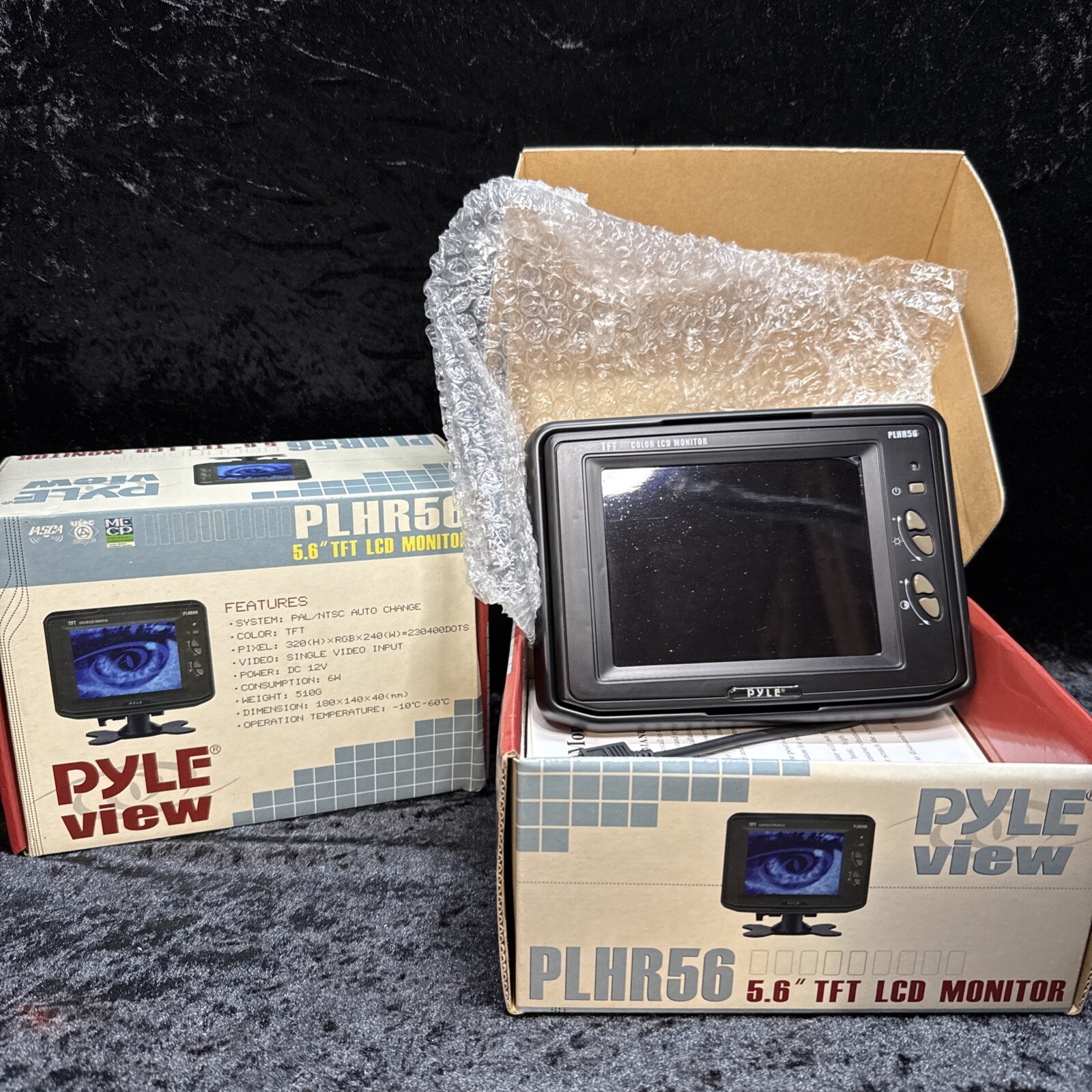 Pyle LCD Monitor Headrest PLHR56 Lot Of 2
