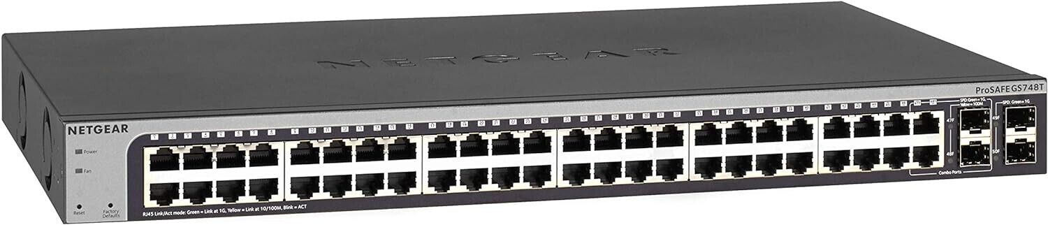 NETGEAR 48-PORT GB Fully Managed SMART SWITCH 4xSFP Limited Lifetime Protection