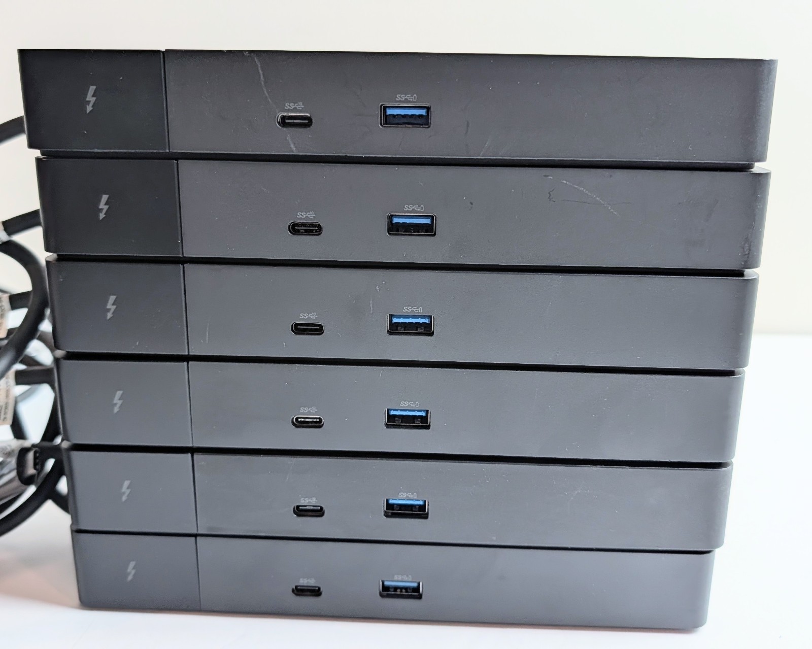 Lot of 6 Dell WD22TB4 Thunderbolt 4 Docking Stations No Power Adapters Untested