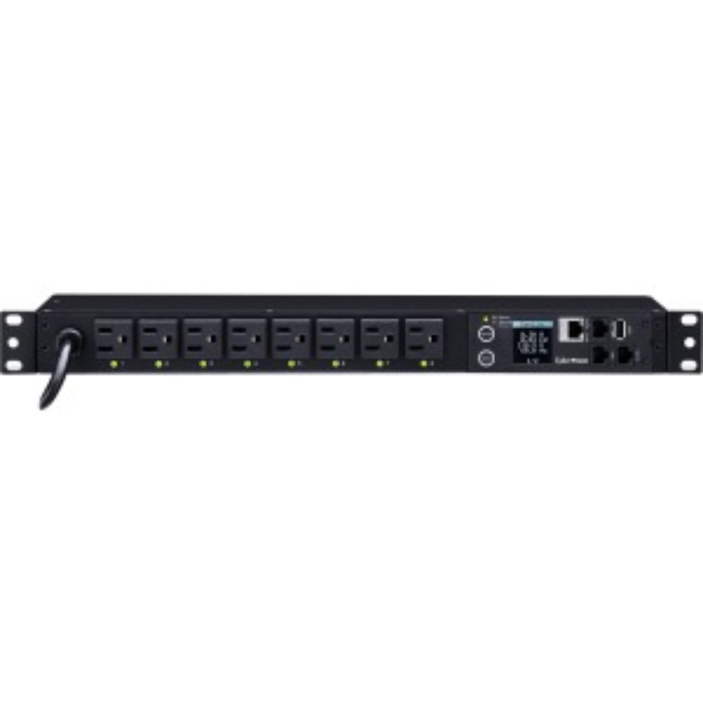 CyberPower PDU81001 15A 8-Outlet Switched Metered-by-Outlet PDU