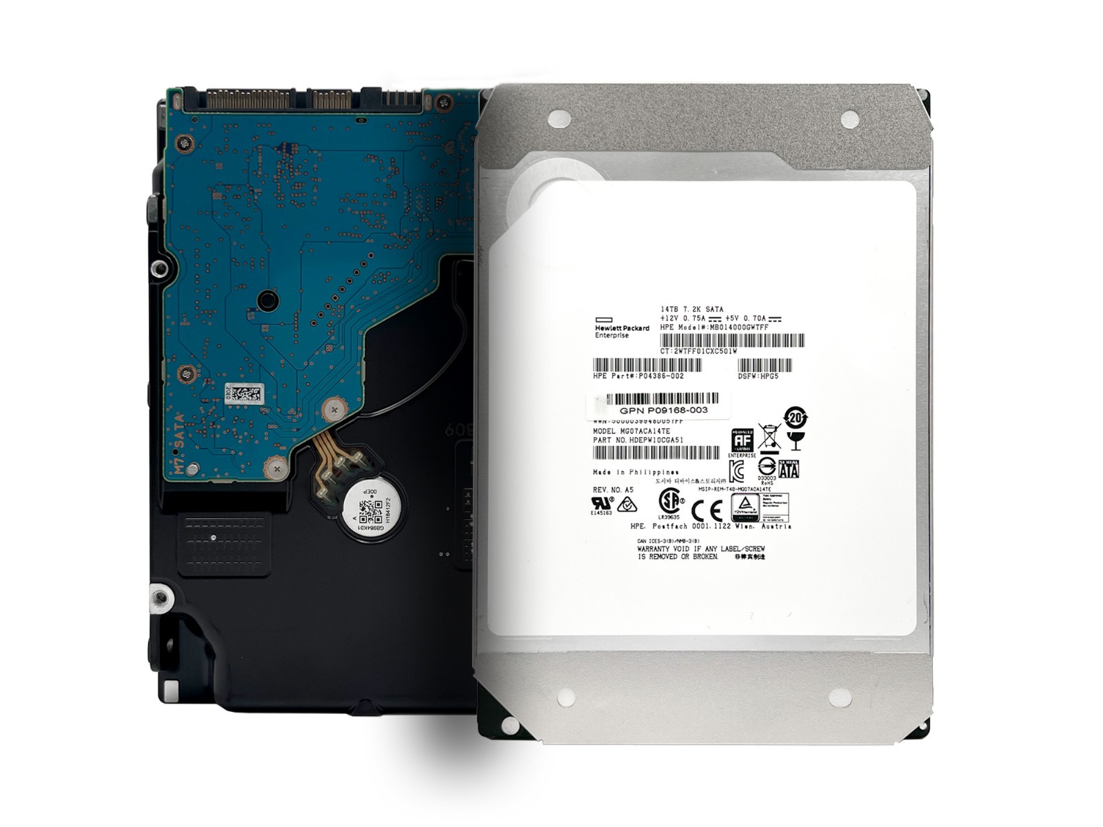 Toshiba 14TB MG07ACA14TE 256MB 7200RPM SATA 6.0Gb/s 3.5