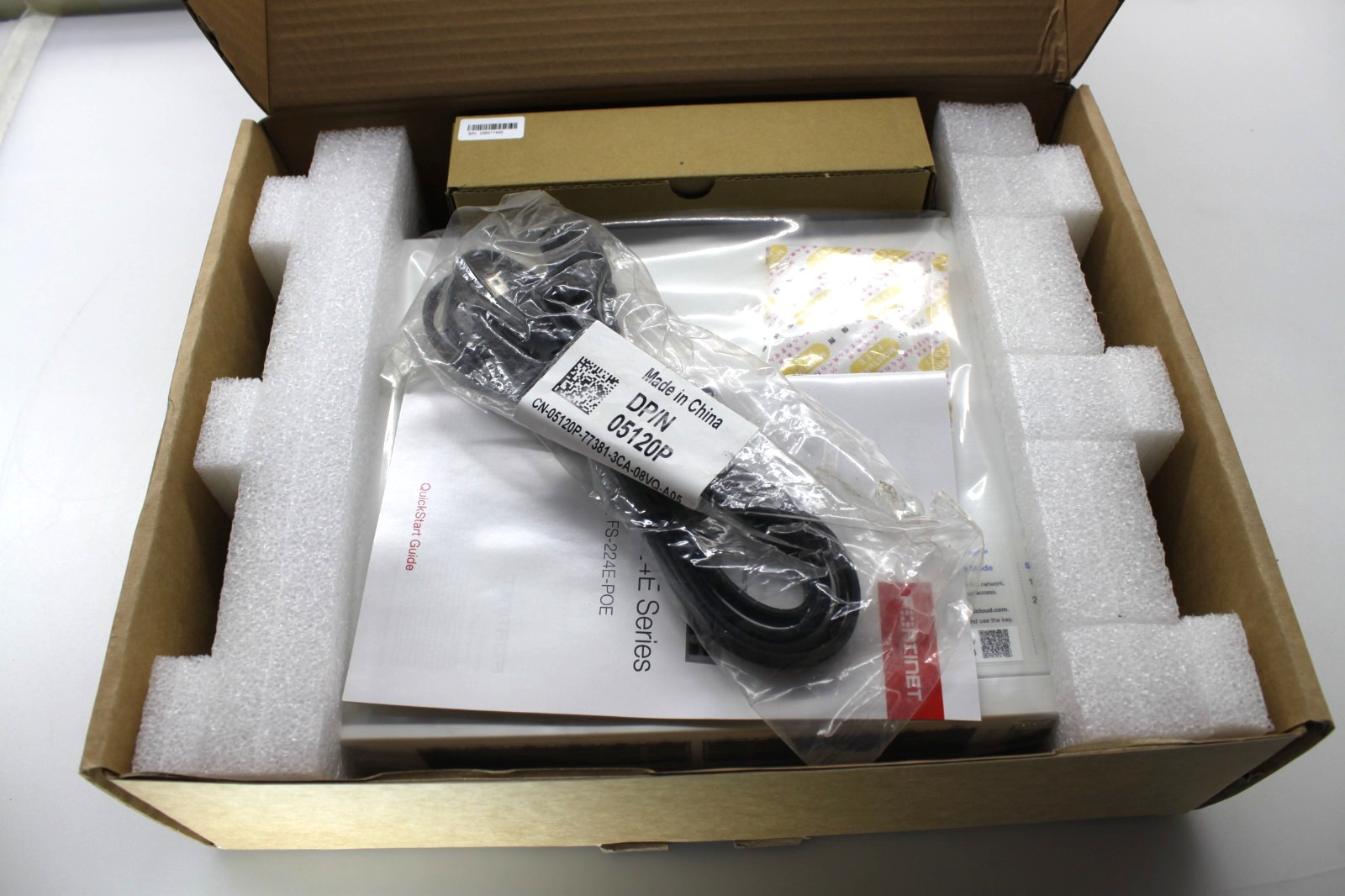 Fortinet FortiSwitch 224E-POE 24-Port Gigabit PoE Managed Switch - Open Box