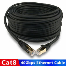 CAT8 Ethernet Cable Lan Network CAT7 Internet Modem Shielded RJ45 Patch Cord Lot picture