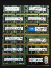 Lot of 12 16GB DDR4 SODIMM Laptop RAM 192GB Mixed Brands 2400 2666 3200MHz picture
