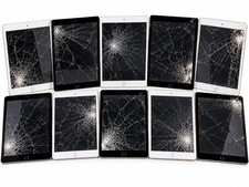 LOT OF 10 Apple iPad Air 2 WiFi A1566 Unlocked Cracked Screens picture