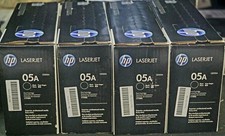 Genuine HP 05A Black Toner Cartridge CE505A OEM Factory Sealed New LaserJet Pro picture
